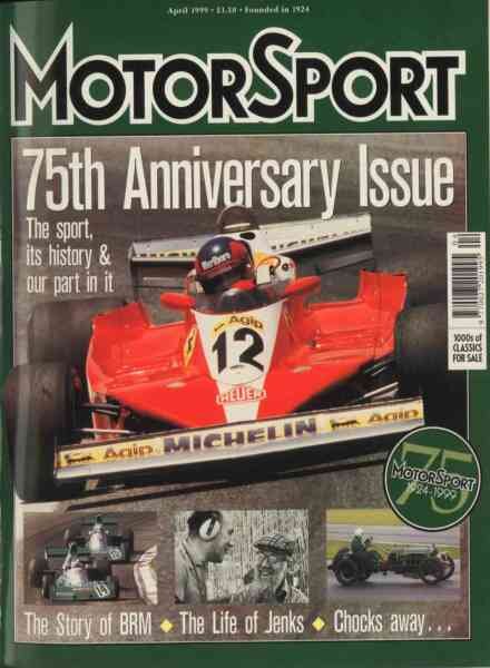 Motor Sport Magazine – April 1999 Cover
