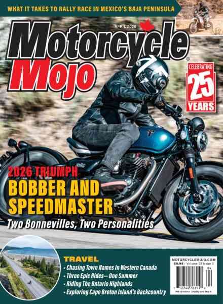 Motorcycle Mojo – April 2026 Cover
