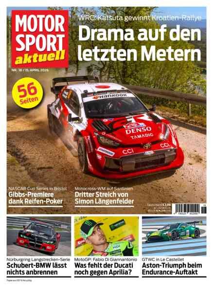 Motorsport aktuell – 14 April 2026 Cover