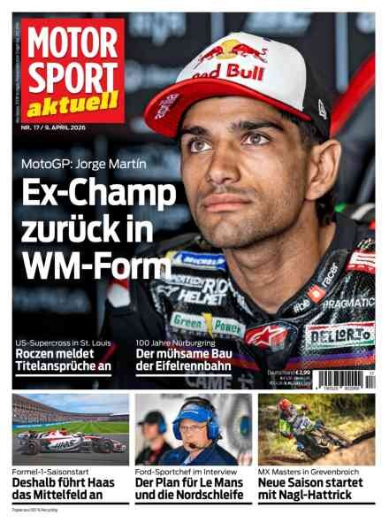 Motorsport aktuell – 8 April 2026 Cover