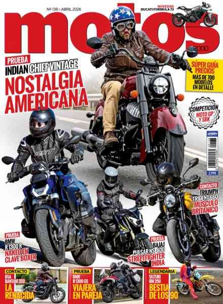 Motos 2000 – Abril 2026 Cover