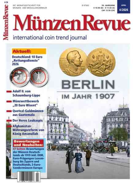 MunzenRevue – April 2026 Cover