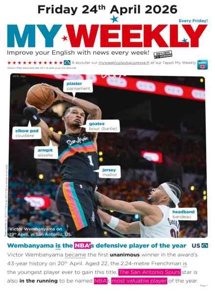 My Weekly fr – 24 Avril 2026 Cover