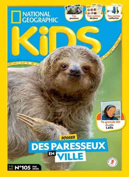 National Geographic Kids France – Mai 2026 Cover
