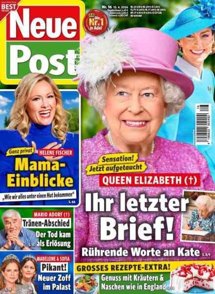Neue Post – 15 April 2026 Cover