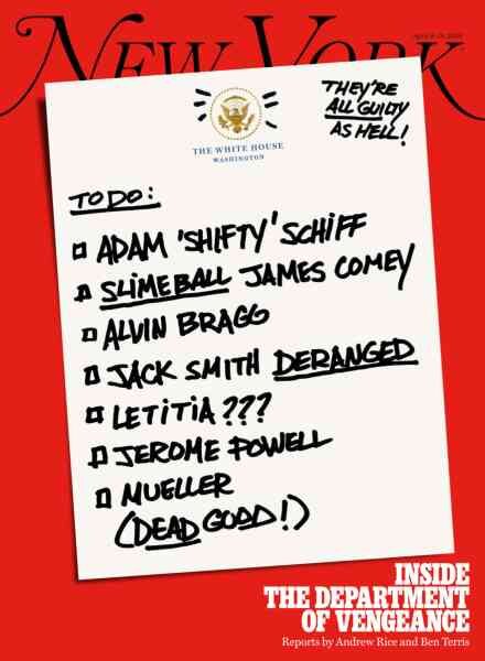 New York Magazine – 6 April 2026 Cover