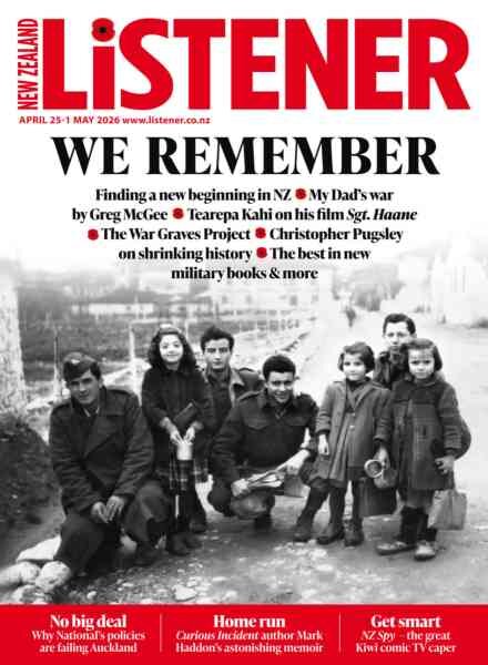 New Zealand Listener – 19 April 2026 Cover
