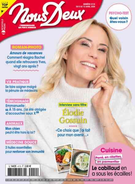 Nous Deux – 6 Avril 2026 Cover