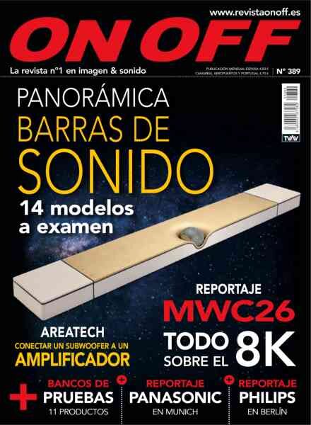 On Off Magazine – Issue 389 Abril 2026 Cover