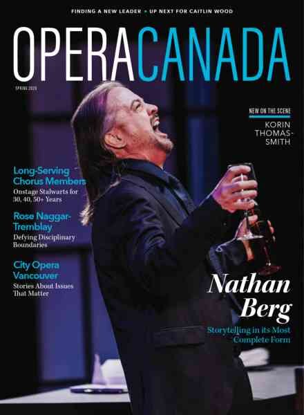 Opera Canada – Spring 2026 Cover