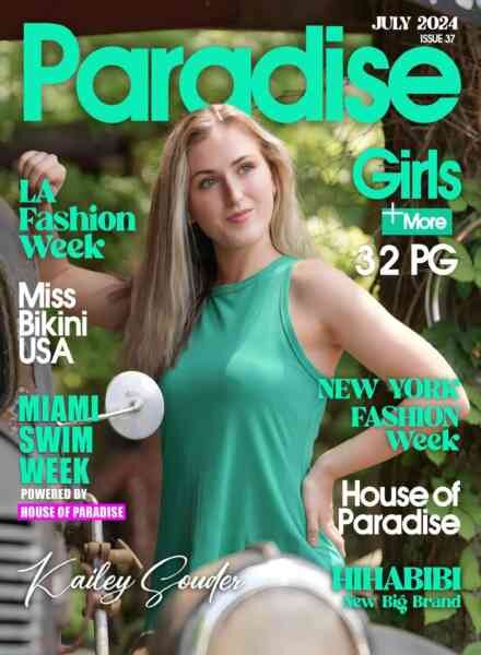 Paradise Girls Magazine – Issue 37 July 2024 Cover