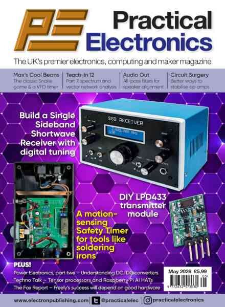 Practical Electronics – May 2026 Cover