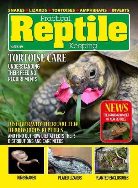 Practical Reptile Keeping – March 2026 Cover