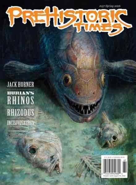 Prehistoric Times – Spring 2026 Cover