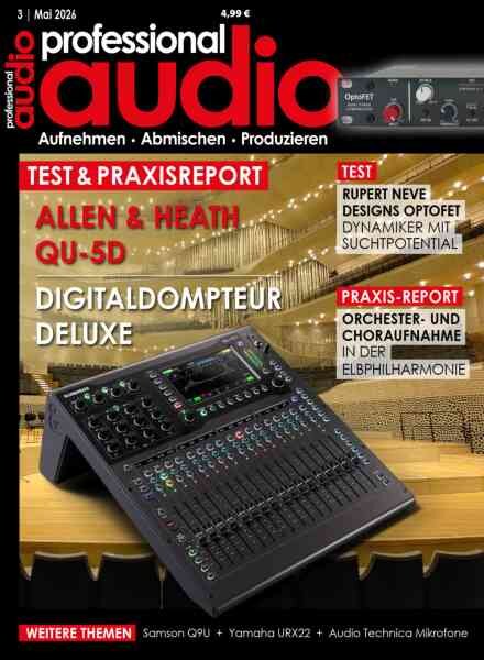 Professional Audio – Mai 2026 Cover