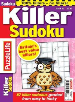PuzzleLife Killer Sudoku – April 2026