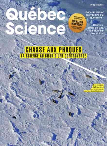 Quebec Science – Avril-Mai 2026 Cover