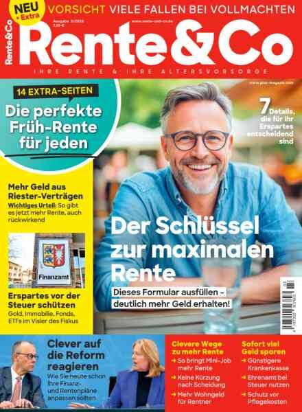 Rente & Co – 11 April 2026 Cover
