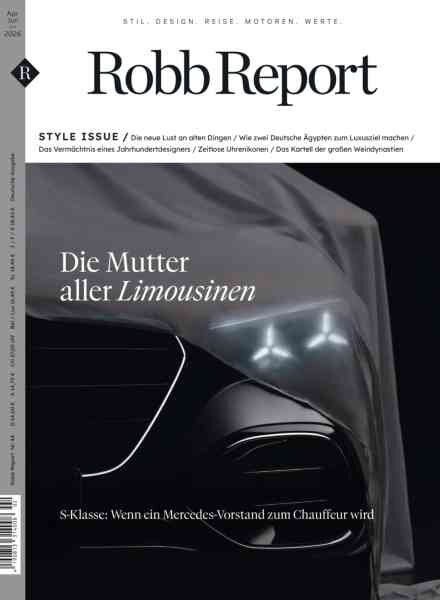 Robb Report Germany – Marz 2026 Cover
