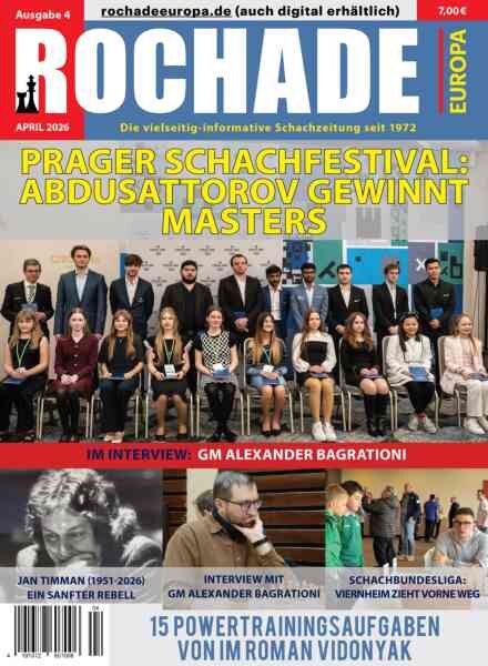 Rochade Europa – April 2026 Cover