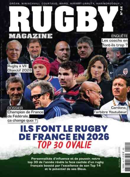 Rugby Magazine – Avril-Juin 2026 Cover