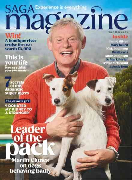 Saga Magazine – May 2026 Cover