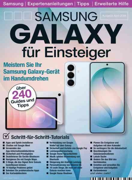 Samsung Galaxy fur Einsteiger – April 2026 Cover