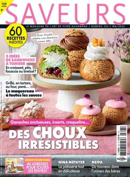 Saveurs France – Mai 2026 Cover