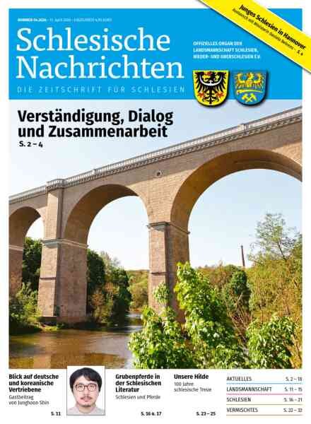 Schlesische Nachrichten – Nr 4 2026 Cover