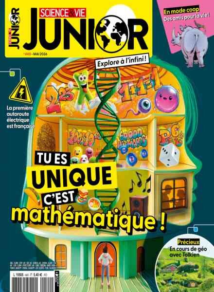 Science & Vie Junior – Mai 2026 Cover