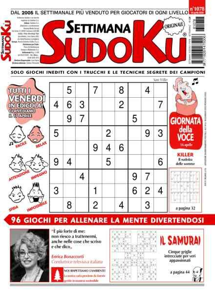 Settimana Sudoku – 10 Aprile 2026 Cover