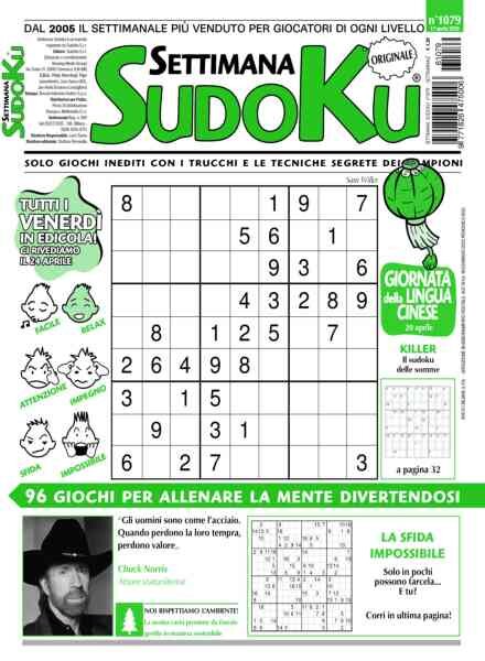 Settimana Sudoku – 17 Aprile 2026 Cover