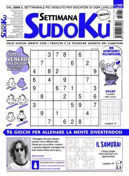 Settimana Sudoku – 24 Aprile 2026 Cover