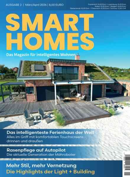 Smart Homes – Marz-April 2026 Cover