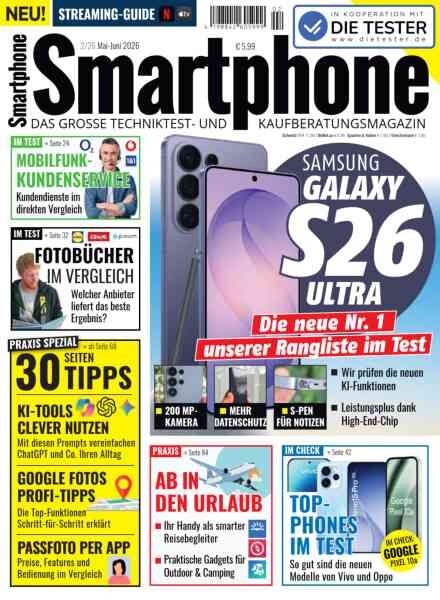 Smartphone Magazin – Mai-Juni 2026 Cover