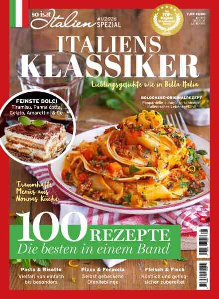 So isst Italien – Sonderheft 1 2026 Cover