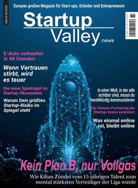 Startup Valley – Nr 2 2026 Cover