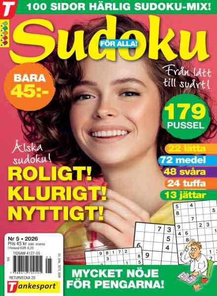 Sudoku for Alla – April 2026 Cover