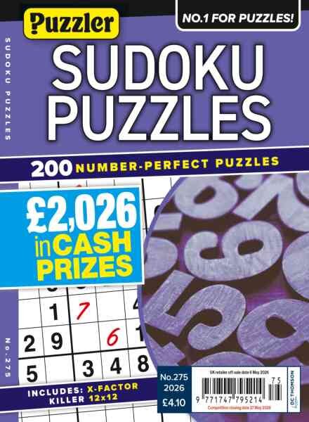 Sudoku Puzzles – 8 April 2026 Cover