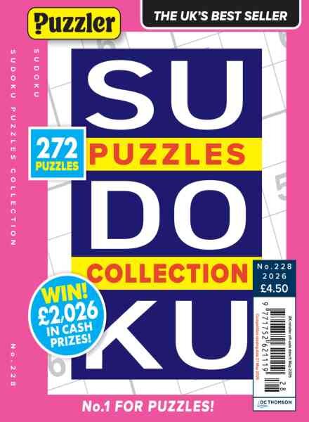 Sudoku Puzzles Collection – 8 April 2026 Cover