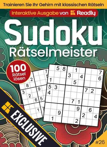 Sudoku-Ratselmeister – Marz 2026 Cover