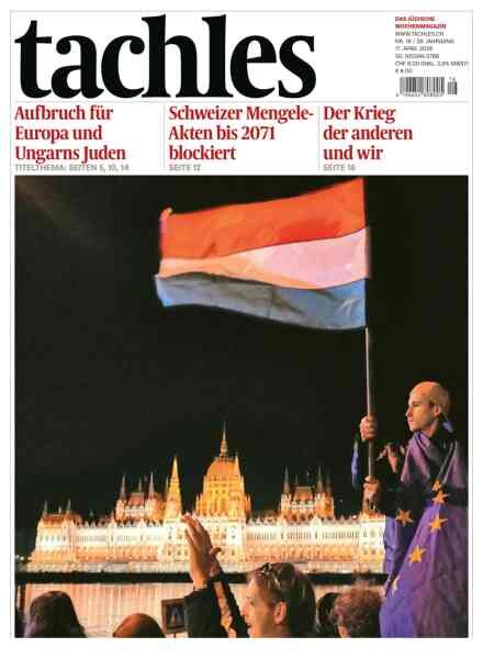 Tachles – 17 April 2026 Cover