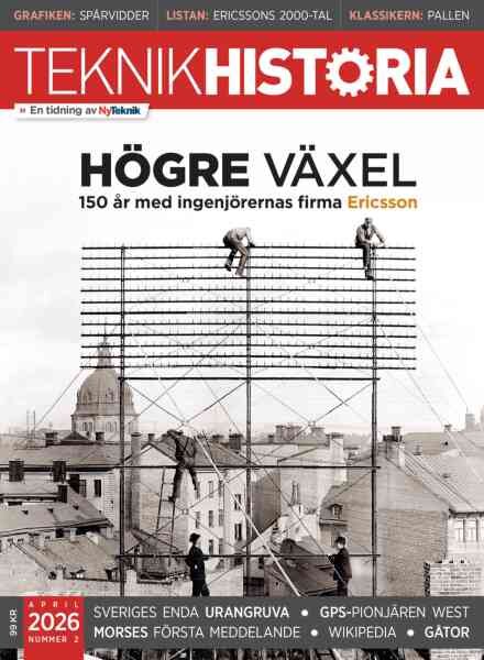 Teknikhistoria – 7 April 2026 Cover