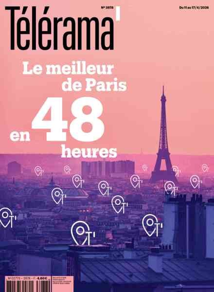 Telerama Magazine – 8 Avril 2026 Cover