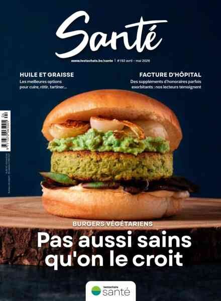 Testachats Sante – Avril-Mai 2026 Cover