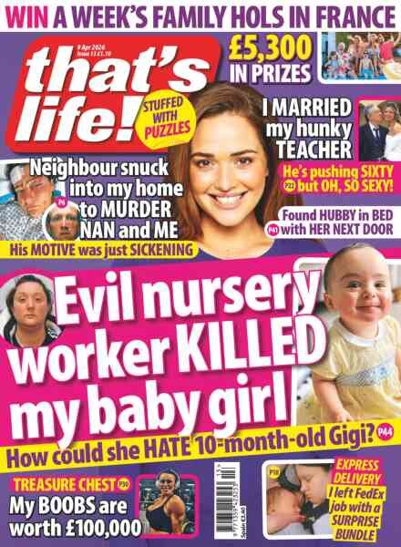 that’s life! UK – 2 April 2026 Cover