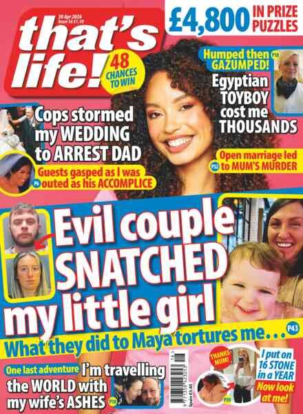 that’s life! UK – 23 April 2026 Cover