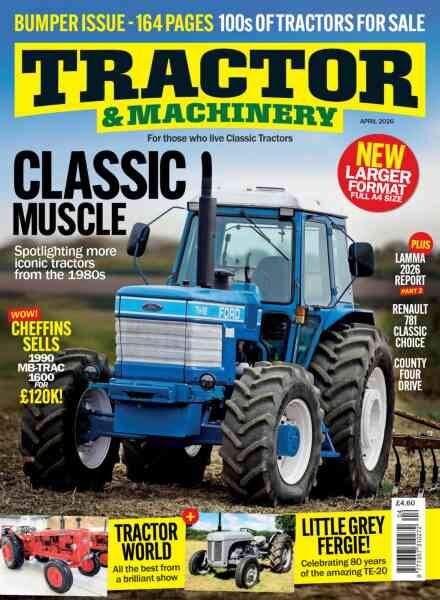 Tractor & Machinery – April 2026 Cover