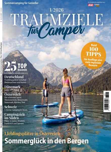Traumziele fur Camper – Februar 2026 Cover