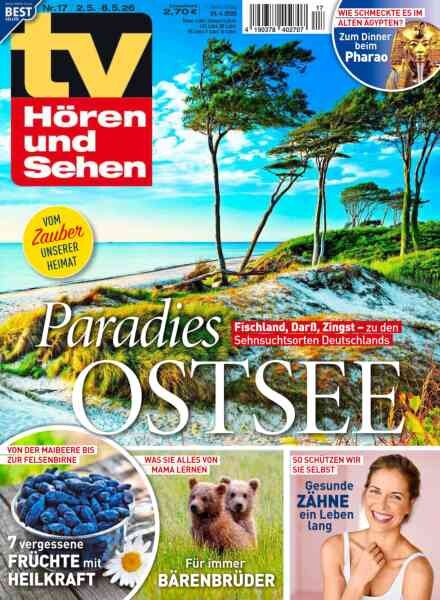 TV Horen und Sehen – 24 April 2026 Cover